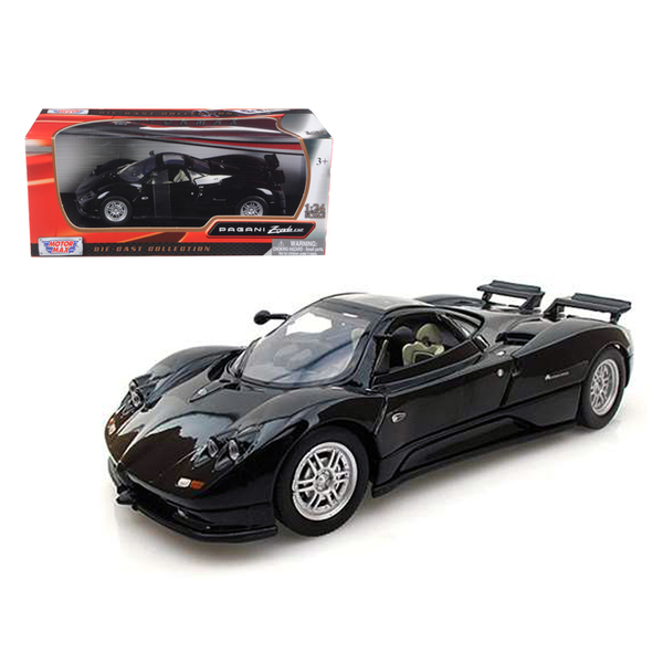 Motormax Pagani Zonda C12 1/24 Black Diecast Car