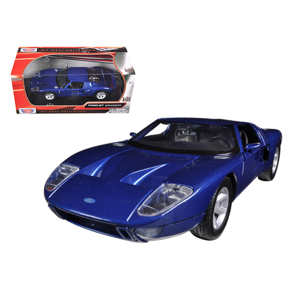 Motormax Ford GT Blue 1/24 Scale Diecast Model Car