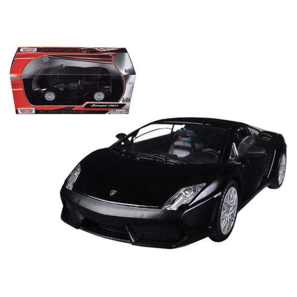 Motormax Gallardo LP-560-4 Matt Black 1:24 Diecast Car