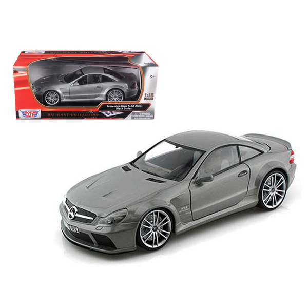 Motormax Mercedes SL65 AMG Black Series 1/18 Grey Car Model