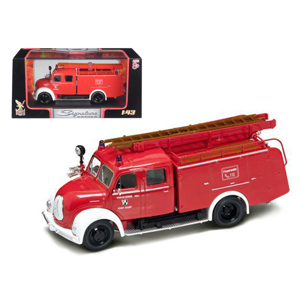 Road Signature 1961 Magirus Deutz Fire Truck - 1/43 Scale Diecast