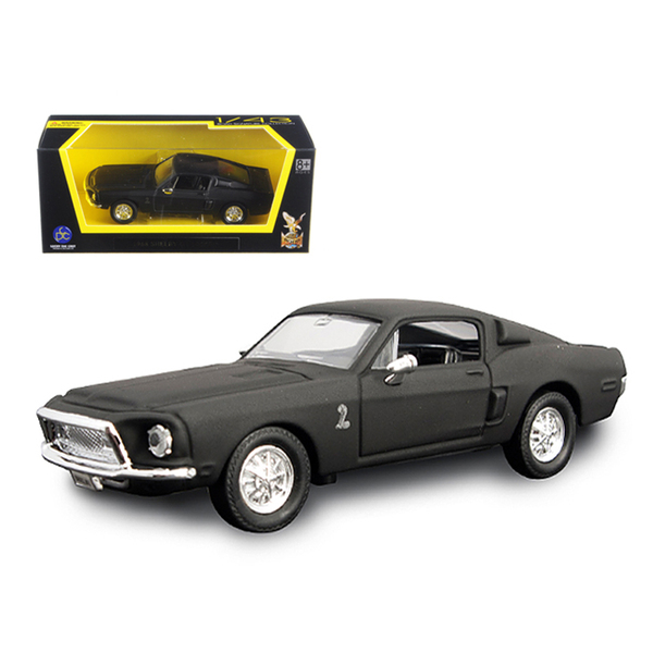 Road Signature 1968 Ford Mustang Shelby GT500 KR - Matt Black, 4" Model