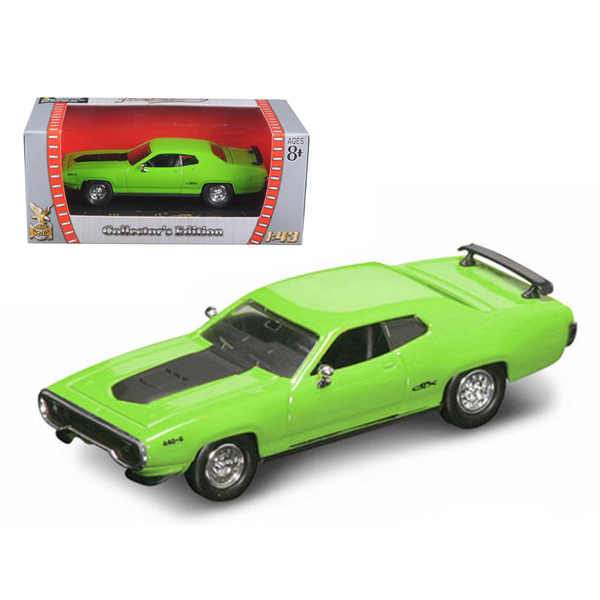 Road Signature 1971 Plymouth GTX 440 6 Pack Green 1/43 Diecast