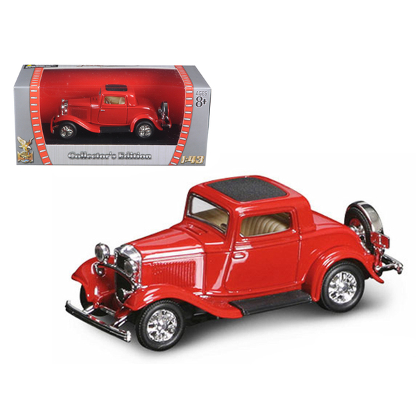 Road Signature 1932 Ford Coupe - Red 1/43 Scale