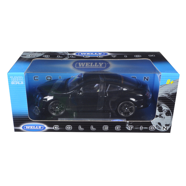 Welly 1:18 Bentley Continental Supersports, Black (10-inch)