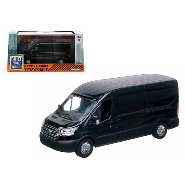 Greenlight 1/43 Tuxedo Black 2015 Ford Transit Van