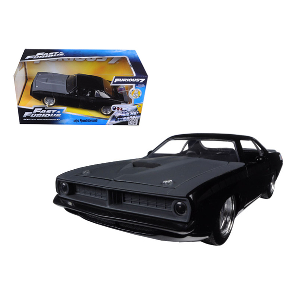 Jada Letty's Plymouth Barracuda Matt Black 1/24 Scale