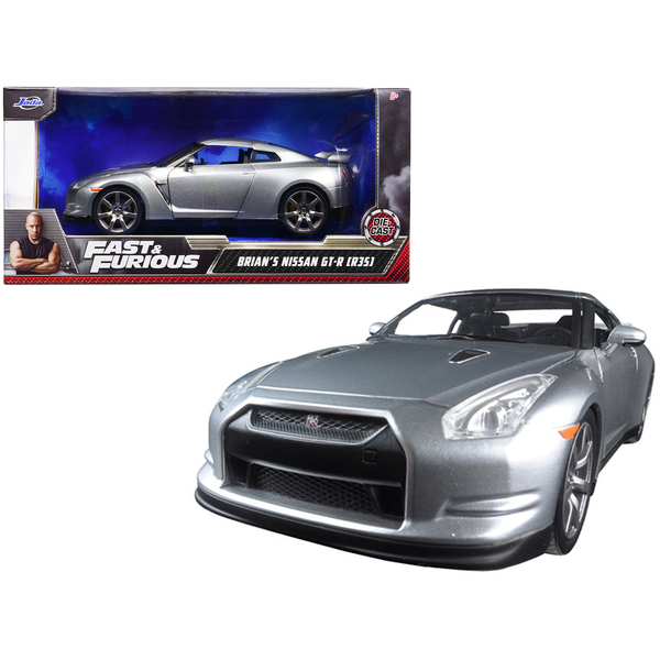 Jada Fast & Furious Brian's Nissan GT-R Silver 1/24