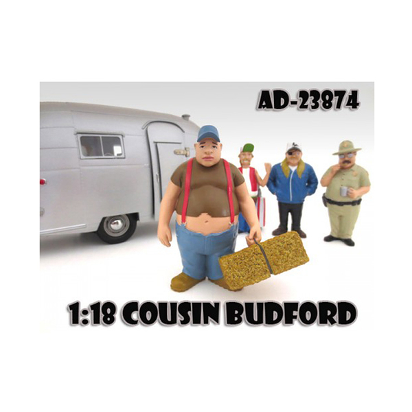 American Diorama Budford: 4 Inch 1:18 Scale "Trailer Park" Figure