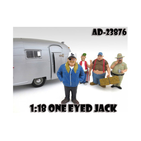 American Diorama One Eyed Jack, 4-Inch 1:18 Scale Figure