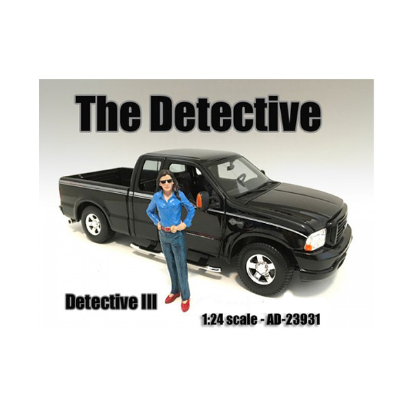 American Diorama Detective #3 - 3-Inch 1:24 Scale Figure