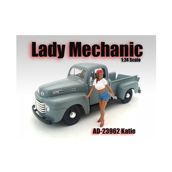 American Diorama Lady Mechanic Katie 3" 1/24 Scale