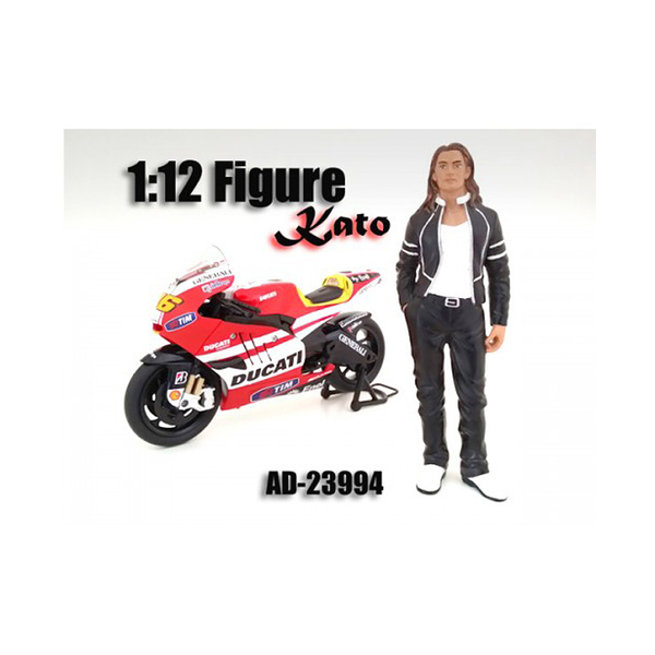 American Diorama Biker Kato 1:12 Scale 5.5 Inch Figure