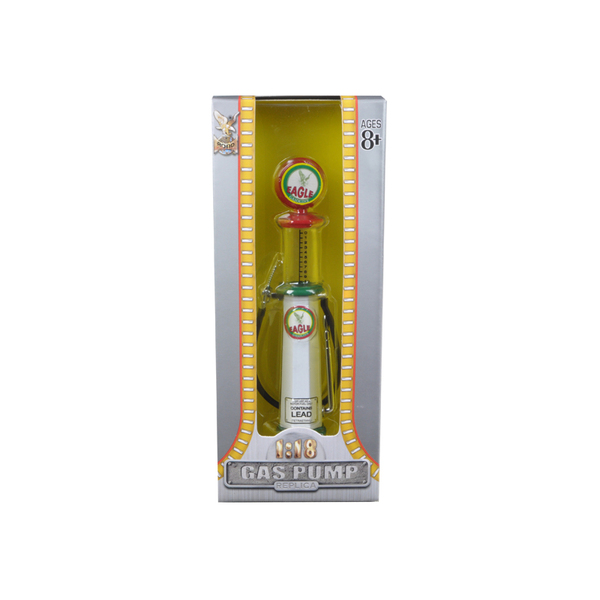 Road Signature Eagle Gas Pump 5.25" Vintage Diecast Replica