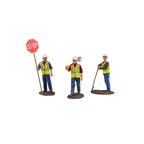 First Gear Diecast Construction Worker Figures - 3pc Set, 1:50 Scale