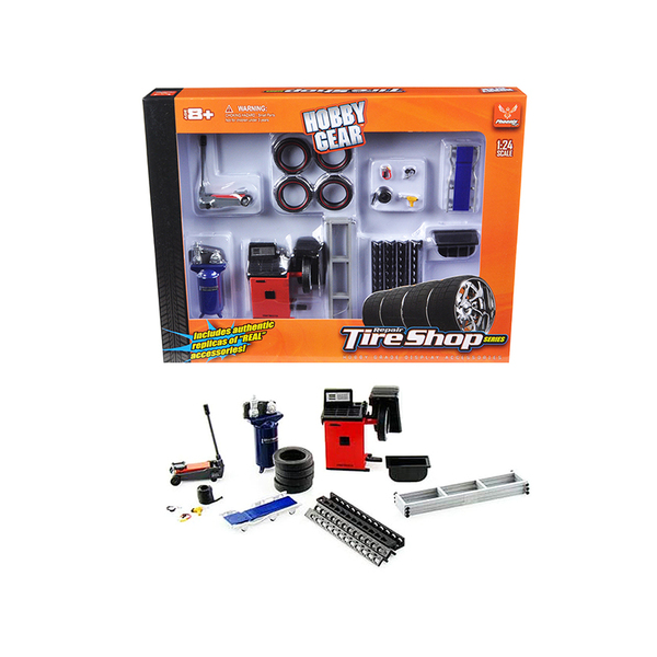 Phoenix Toys 1/24 Scale Repair & Tire Shop Tool Set