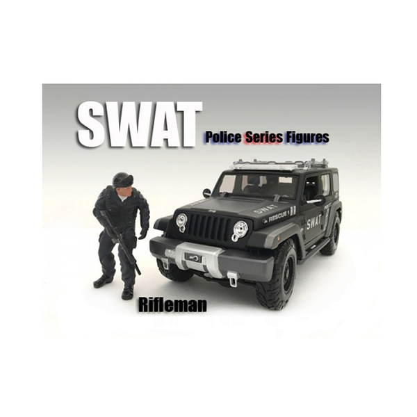 American Diorama SWAT Team Rifleman - 4-Inch Figure