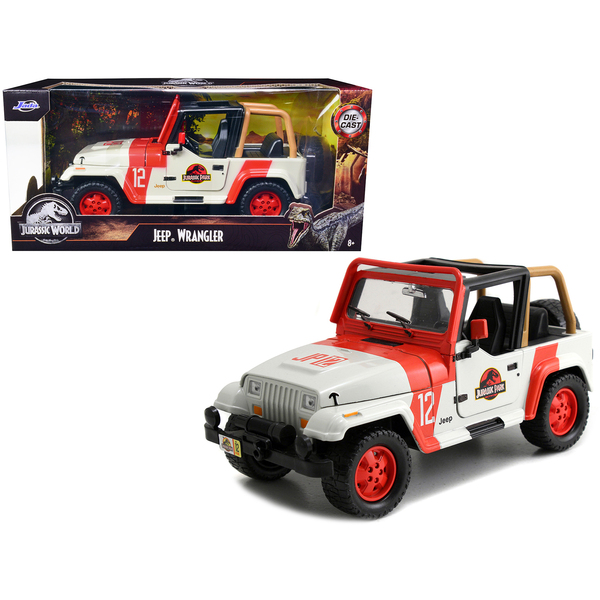 Jada 1992 Jeep Wrangler Jurassic World 1:24 Diecast