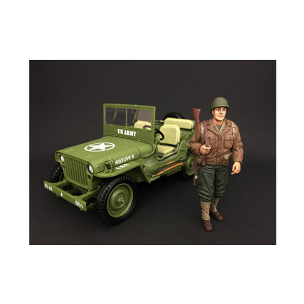 American Diorama 1:18 US Army WWII Soldier 4-Inch Figure