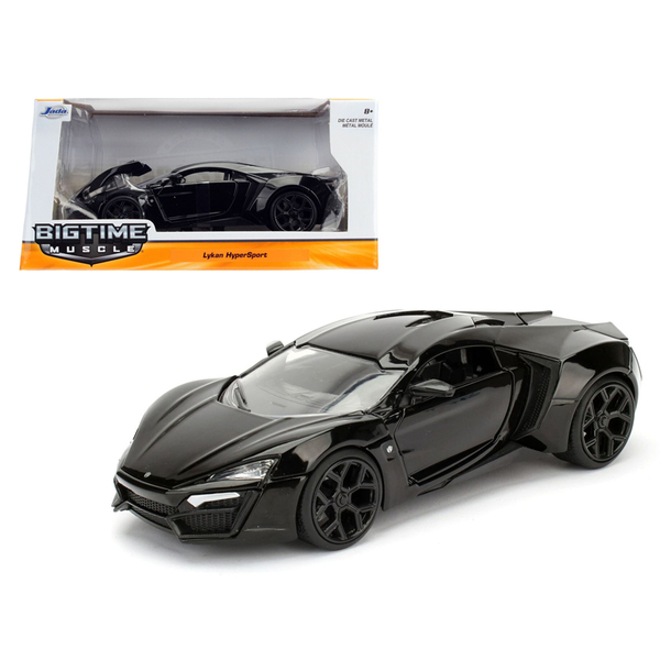Jada Lykan Hypersport 1/24 Diecast Model Car - Glossy Black