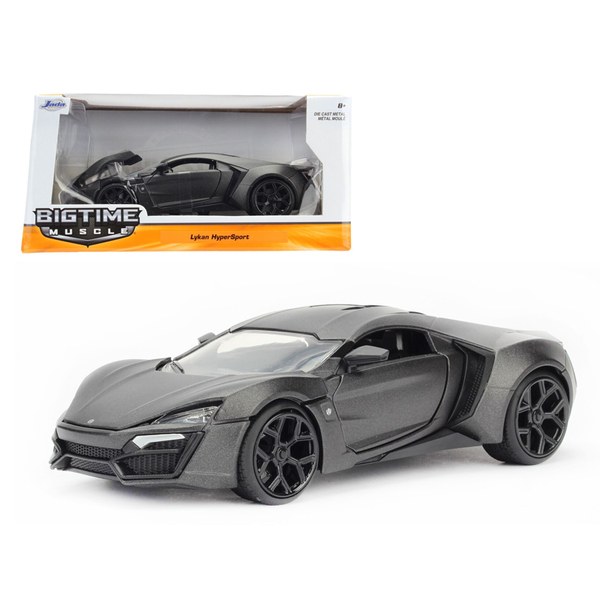 Jada Lykan Hypersport 1/24 Scale Diecast Model Car - Primer Gray