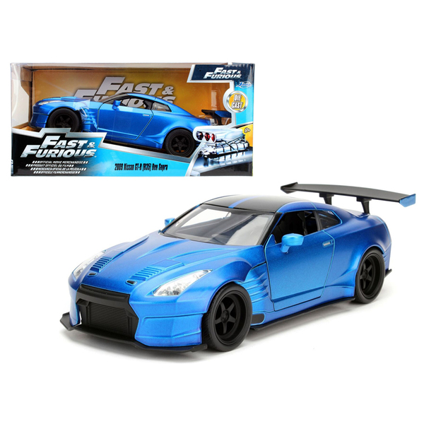 Jada Brian's Nissan GTR R35 - Blue Ben Sopra 1/24 Scale