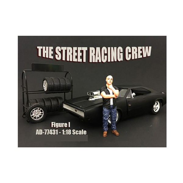 American Diorama 77431 Street Racing Crew I: 1:18 Scale