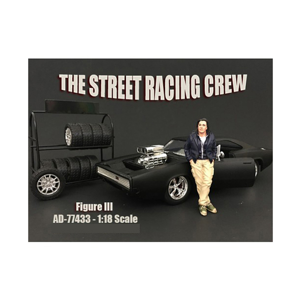 American Diorama Street Racing Crew Figure III 1:18