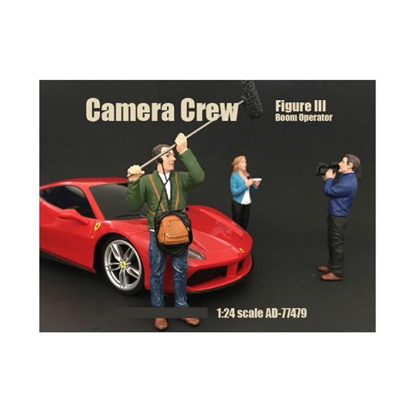American Diorama Boom Operator Camera Crew Figure 1:24