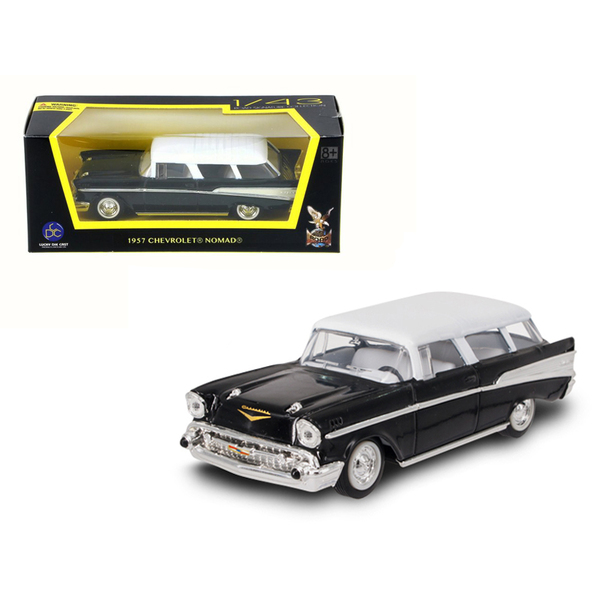 Road Signature 1957 Chevy Nomad Black/White 1:43 Diecast