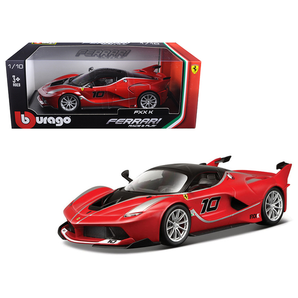 Bburago Ferrari FXX-K #10 Red 1/18 Scale Model