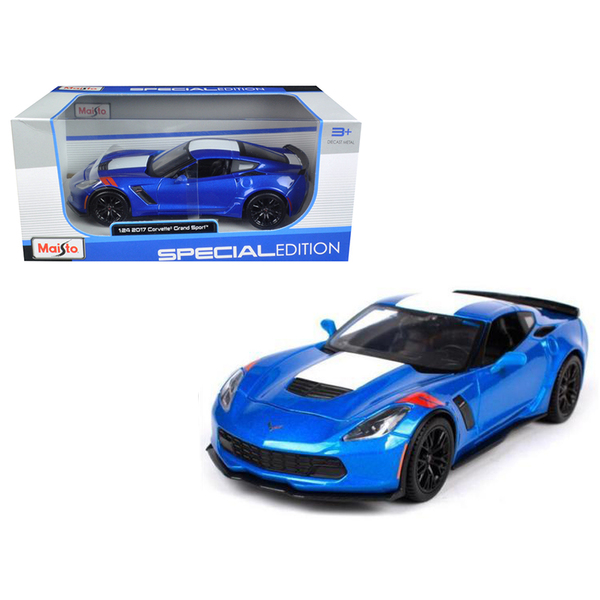 Maisto 2017 Chevrolet Corvette Grand Sport Blue 1/24 Scale
