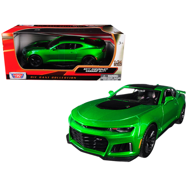 Motormax 2017 Chevrolet Camaro ZL1 - Metallic Green 1/24 Scale