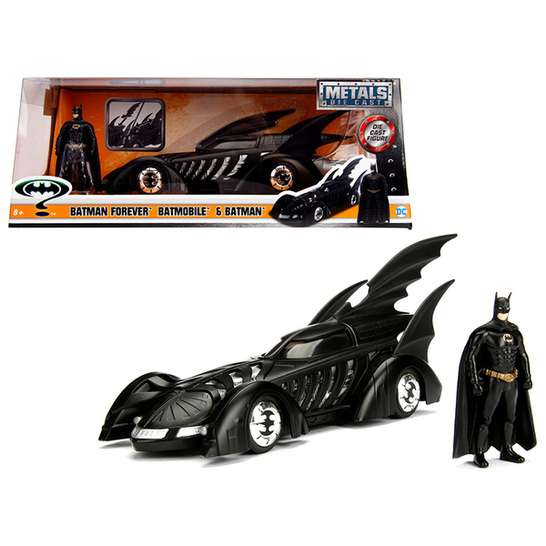 Jada 1995 Batman Forever Batmobile 1:24 Scale with Batman Figure