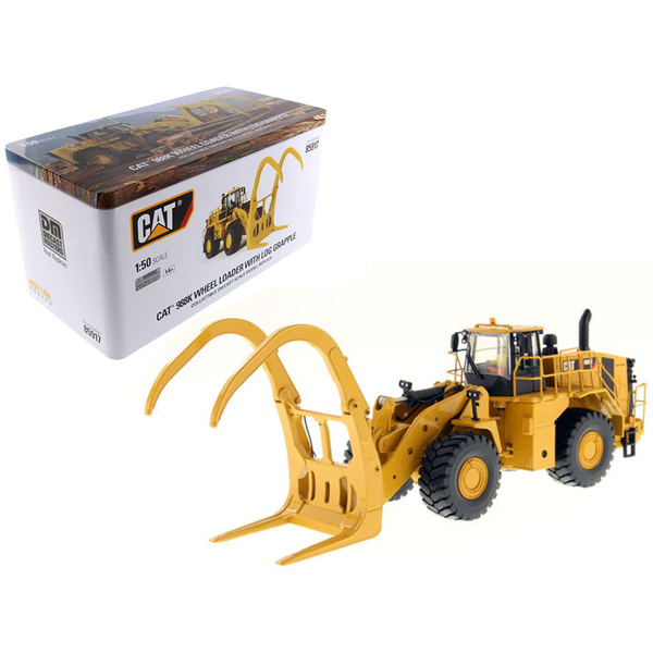 CAT 988K Wheel Loader with Grapple 1/50 Scale