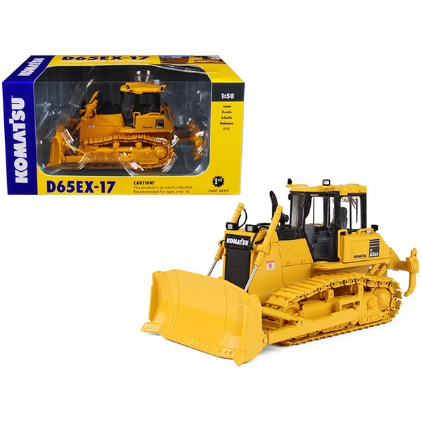 First Gear Komatsu D65EX-17 Sigmadozer w/ Ripper 1/50 Scale