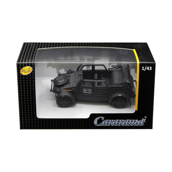 Cararama VW Kubelwagen K Type 82 Convertible 1/43 Black