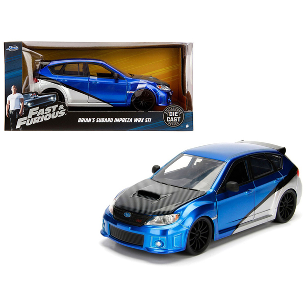 Jada Fast & Furious Brian's Subaru Impreza 1/24 Blue