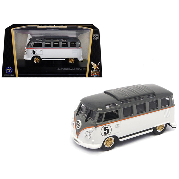 Road Signature 1962 VW Microbus White 1/43 Display
