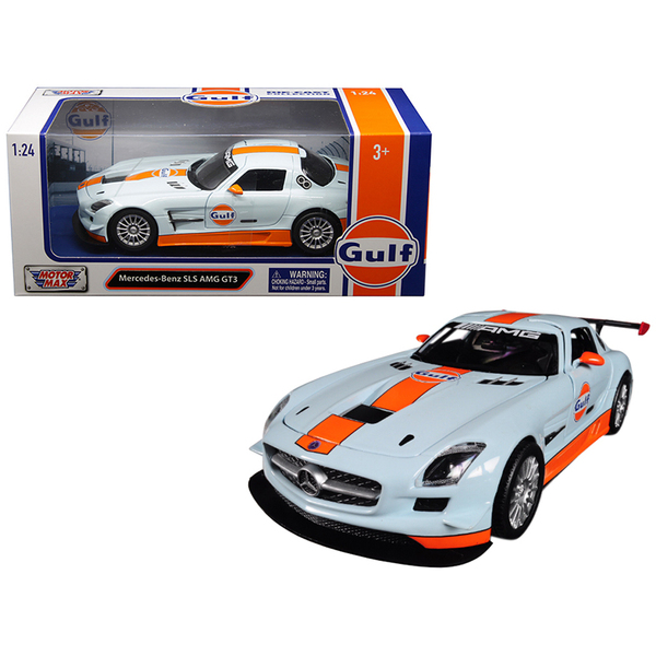 Motormax Mercedes-Benz SLS AMG GT3 Gulf Livery 1:24 Scale