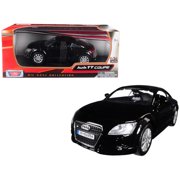 Motormax Audi TT Coupe Black 1:24 Diecast Model