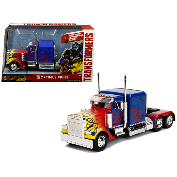 Jada Hollywood Rides Optimus Prime Truck with Robot 11-inch