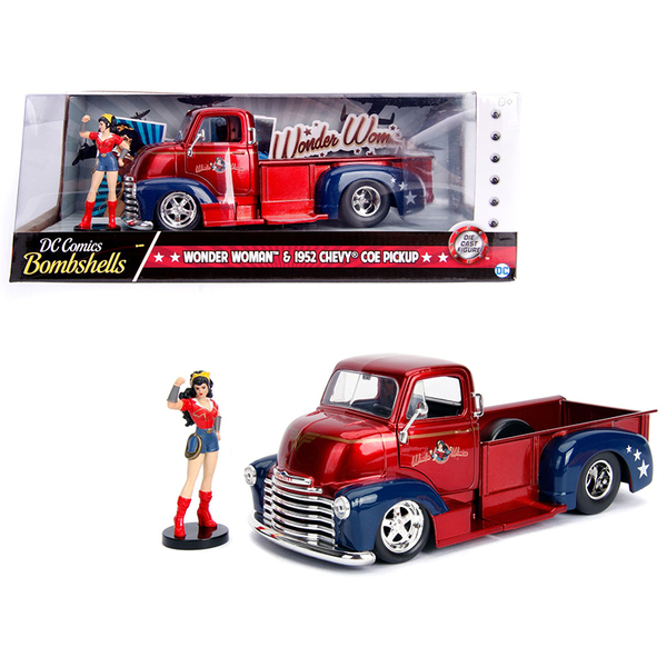 Jada 1952 Chevy COE Pickup - Wonder Woman Bombshells