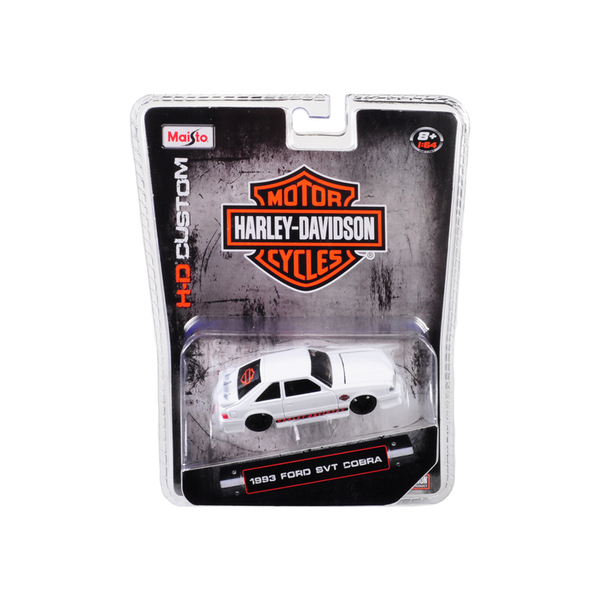 Maisto 1993 Ford SVT Cobra "Harley Davidson" White 1/64
