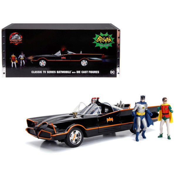 Jada Classic TV Batmobile with Batman & Robin 1/18