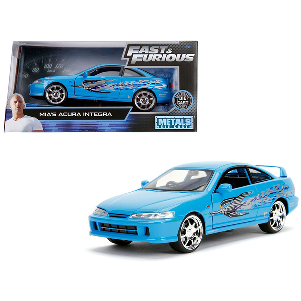 Jada Fast & Furious Mia's Acura Integra RHD Blue 1/24