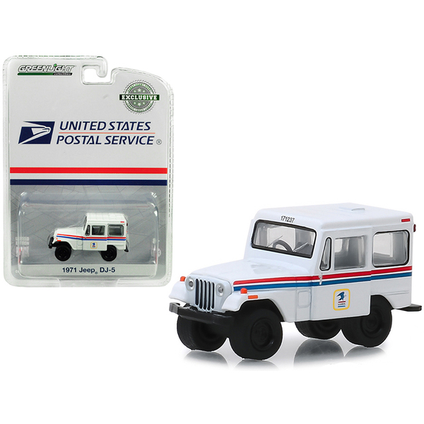 Greenlight 1971 Jeep DJ-5 USPS 1/64 Diecast Model Car