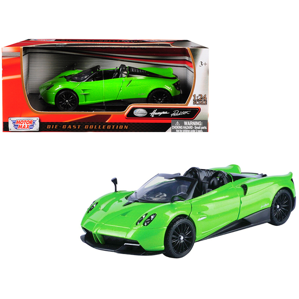 Motormax Pagani Huayra Roadster Green 1/24 Diecast Model Car