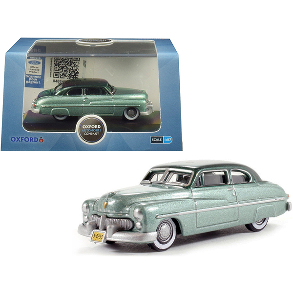 Oxford Diecast '49 Mercury Coupe, Metallic Green/Dark Green