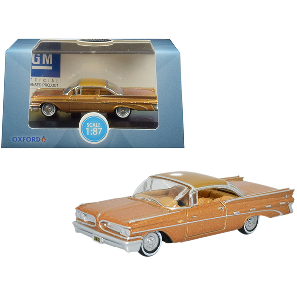 Oxford Diecast 1959 Pontiac Bonneville Coupe, Canyon Copper Metallic